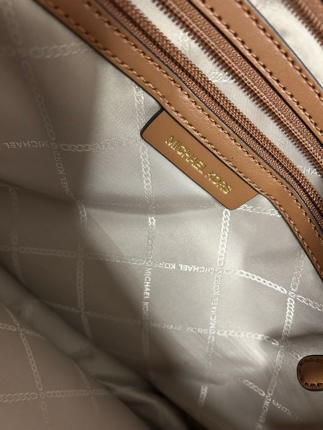 Bolso Michael Kors Original Beige y Marrón