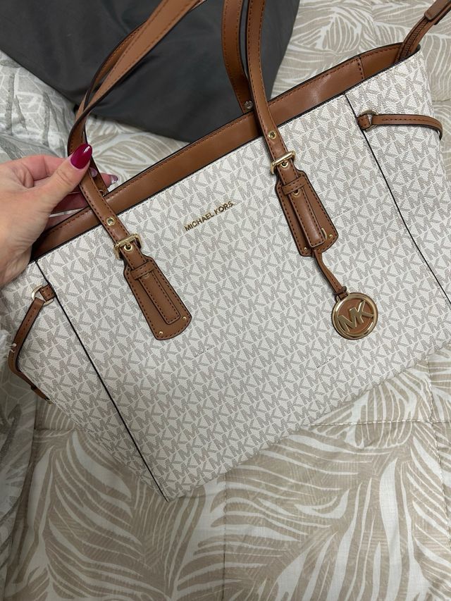 Bolso Michael Kors Original Beige y Marrón