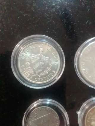 6 Monedas de Plata Variadas
