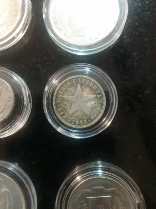 6 Monedas de Plata Variadas