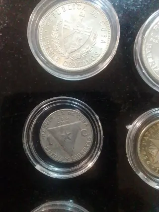6 Monedas de Plata Variadas
