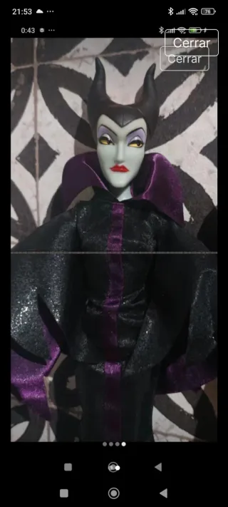 Muñeca Maléfica Disney