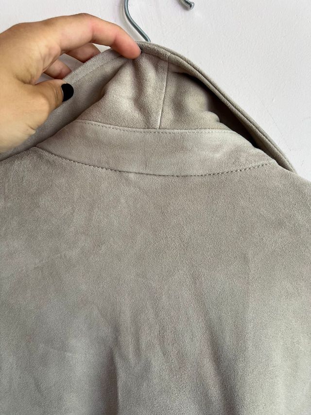 Cazadora Zara Piel Beige