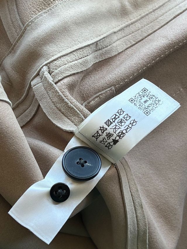 Cazadora Zara Piel Beige