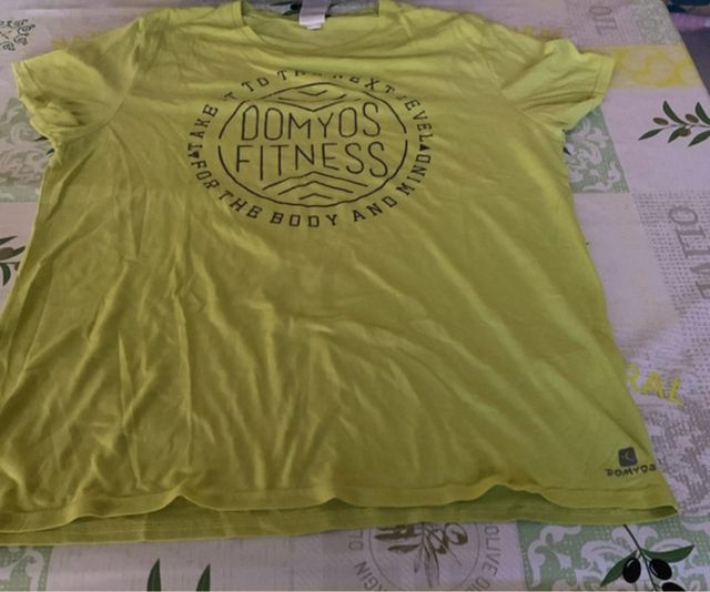Camiseta Domyos Fitness Verde Talla L