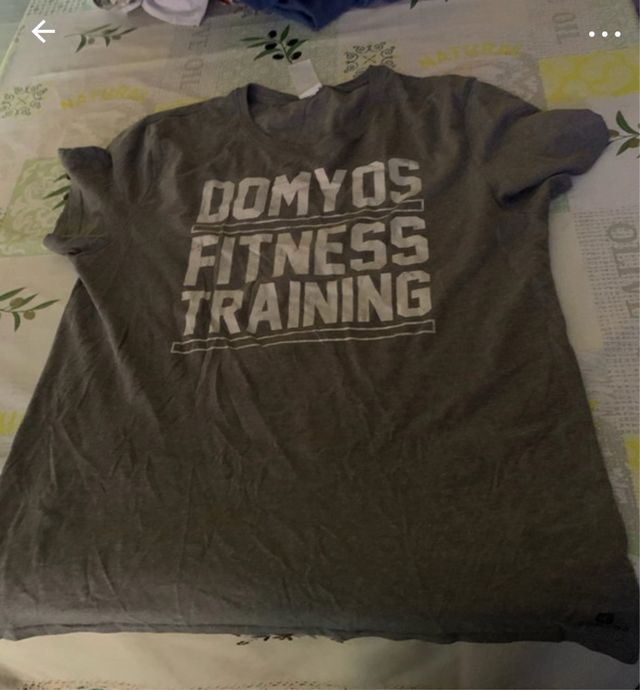 Camiseta Domyos Fitness Verde Talla L