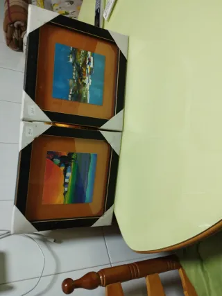 2 Cuadros Decorativos Monforte de Lemos Abstractos