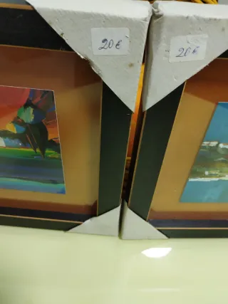 2 Cuadros Decorativos Monforte de Lemos Abstractos