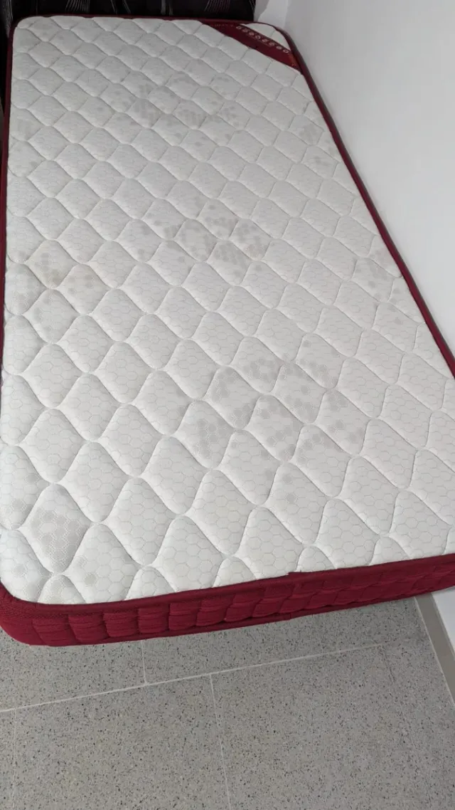 Somier tapizado + Colchón 90x190