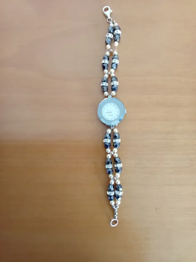 Reloj mujer correa imitación Swarovski falta pila