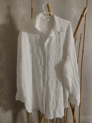 Camisa blanca mujer talla xl