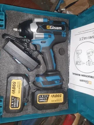 Llave de impacto a batería Gisam 598VF