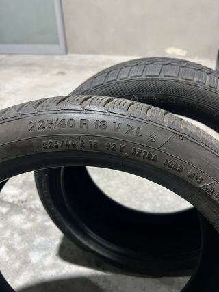 2 Continental invierno 225/40R18