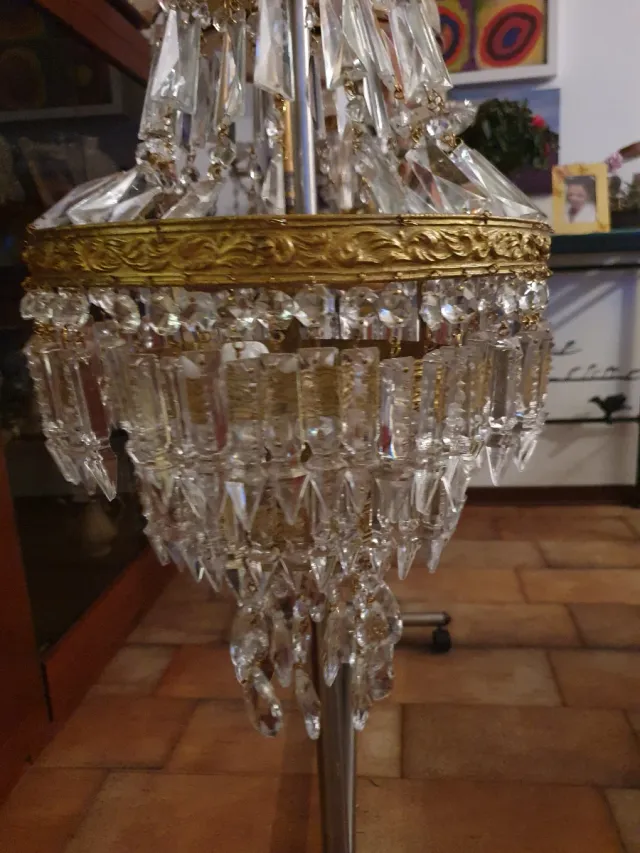 Lampadario 3 luci stile Impero