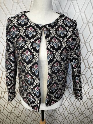 Chaqueta Tejido Damasco Multicolor