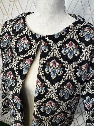 Chaqueta Tejido Damasco Multicolor