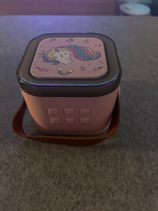 karaoke luminoso con sus Micros con puerto usb