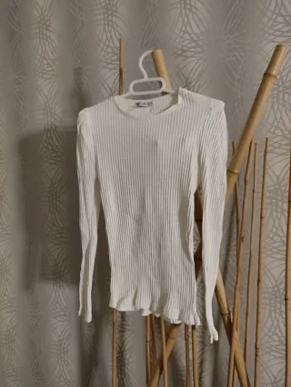 Camiseta Stradivarius manga larga S