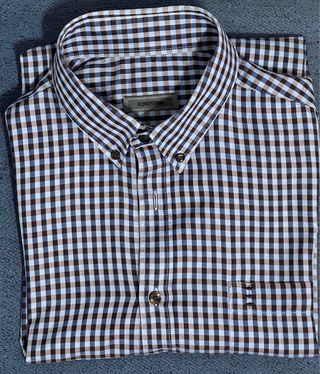 Camisa cuadros Florentino tonos azules.