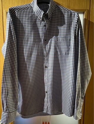 Camisa cuadros Florentino tonos azules.