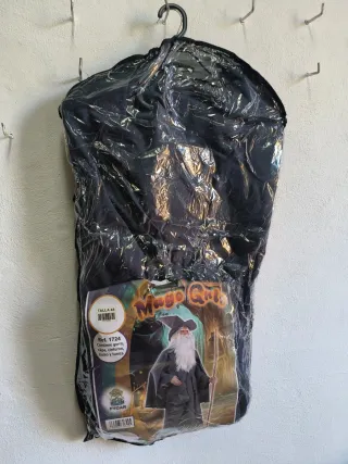 Disfraz Mago Gris Talla 48