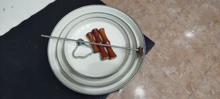 Frutero de 4 pisos con flores