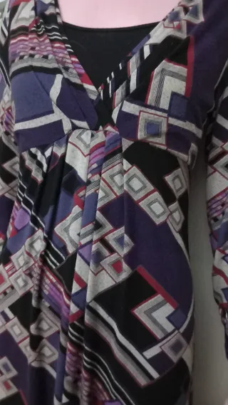 Abito donna fantasia geometrica