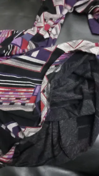 Abito donna fantasia geometrica