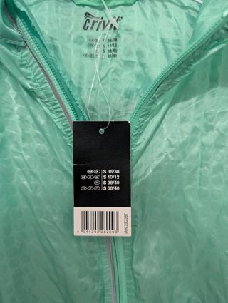 Chaqueta cortavientos Crivit verde