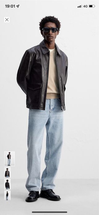 Cazadora Piel Zara Origins