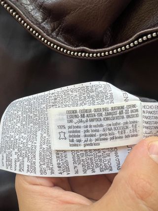 Cazadora Piel Zara Origins