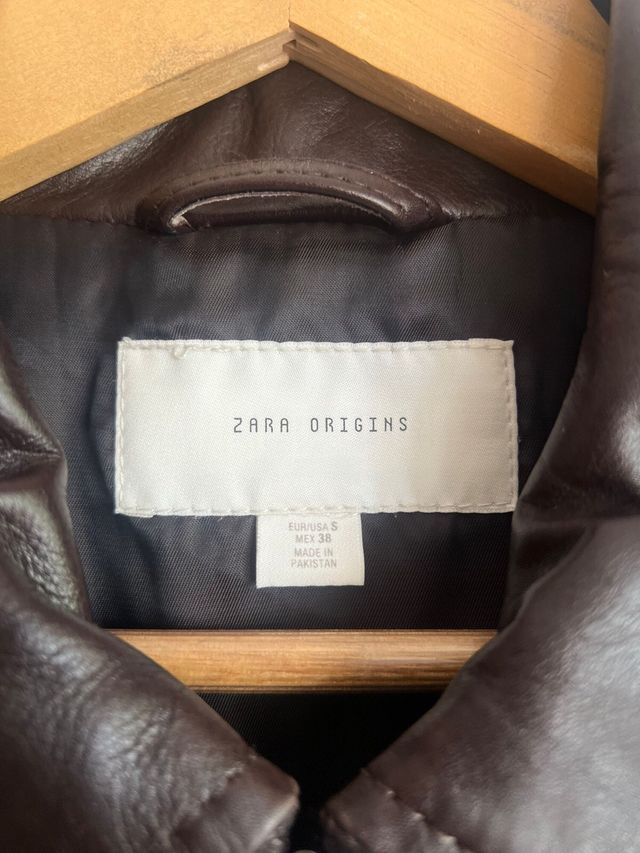 Cazadora Piel Zara Origins