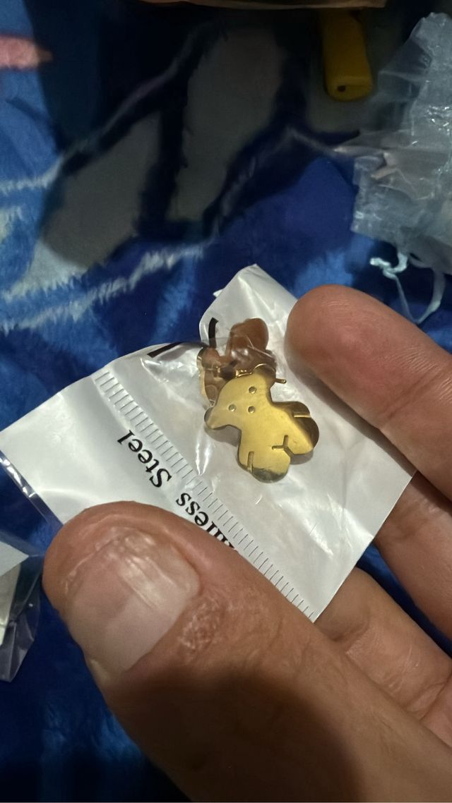 Pendientes Tous Oso Dorado