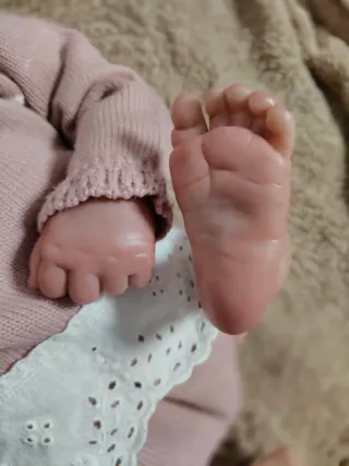 Bebé Reborn Pintado a Mano.