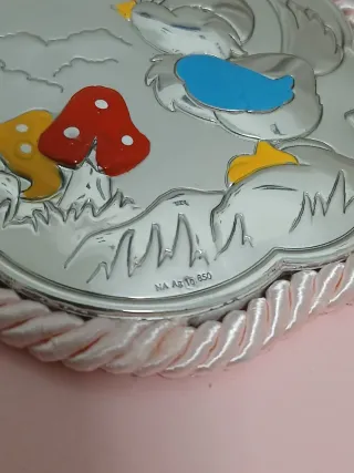 Portafoto in argento a forma di stella