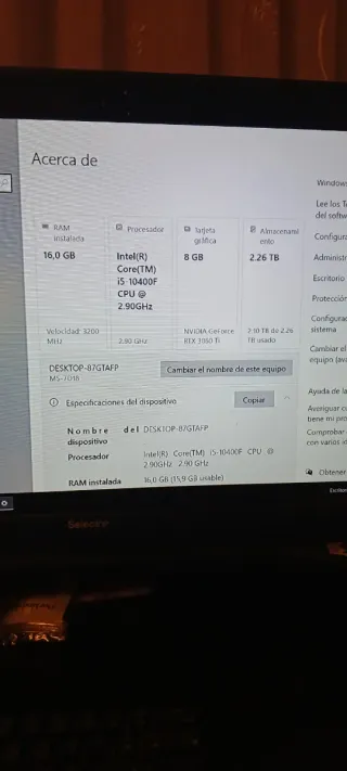 PC Sobremesa GeForce RTX 3060