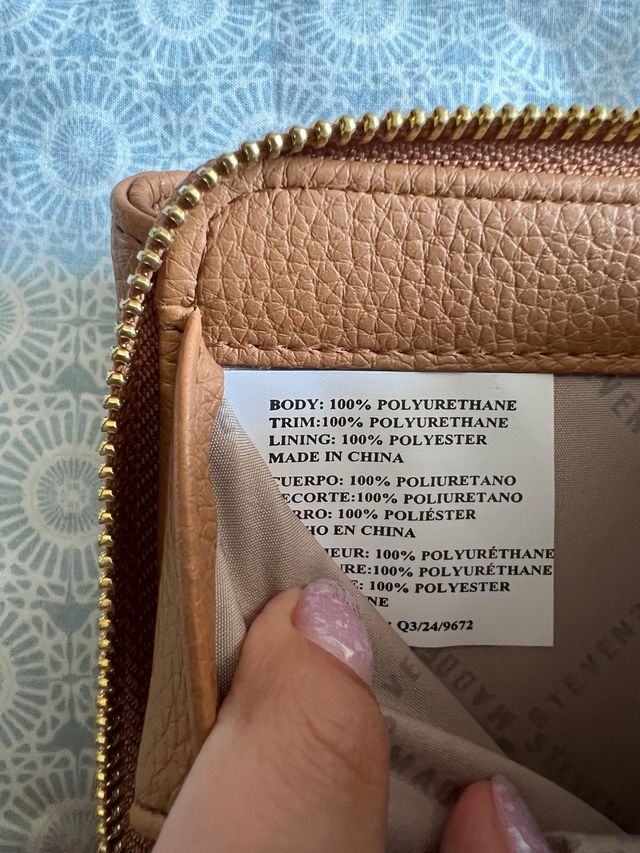 Cartera Steve Madden marrón con correa