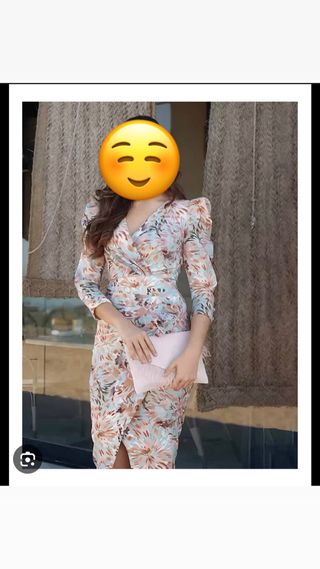 Vestido fiesta comunión madre estampado floral