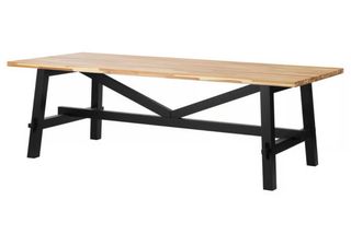 Mesa de comedor madera y metal