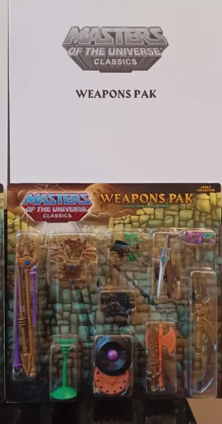 Masters of the Universe Classics Weapons Pak