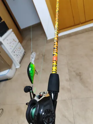 Casting carbono 210cm, espectacular