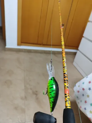 Casting carbono 210cm, espectacular