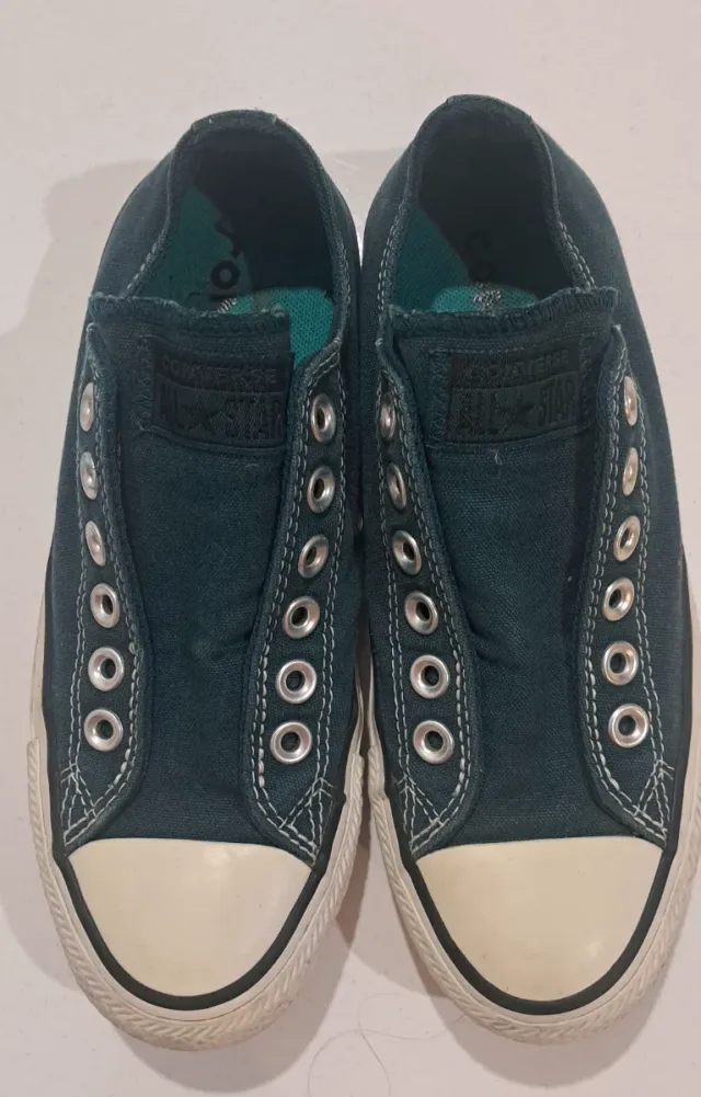 Converse Azul/Verde Talla 36