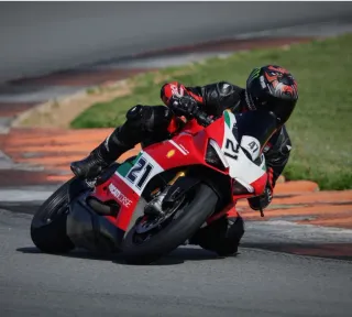 Traje de cuero Ducati para moto