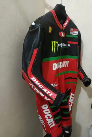 Traje de cuero Ducati para moto