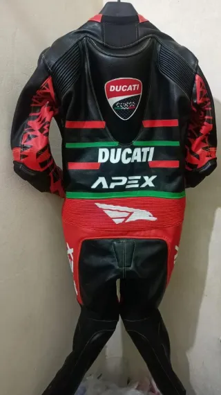 Traje de cuero Ducati para moto