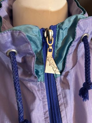 Chaqueta Vintage Pastel 80s-90s Impermeable