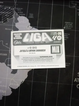 Cromo MIX BIS 8 Celta Jutglá y Bryan Zaragoza