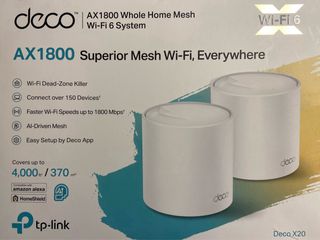 TP-Link Deco X20 (2-Pack) WiFi 6 Mesh