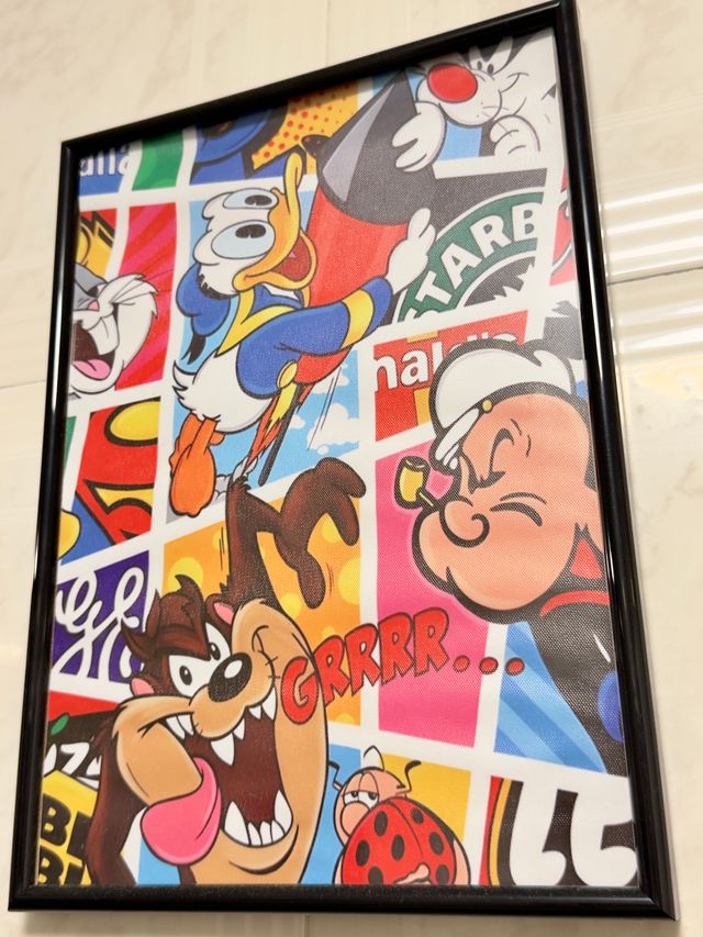 Cuadro Decorativo Disney Mickey y Donald.